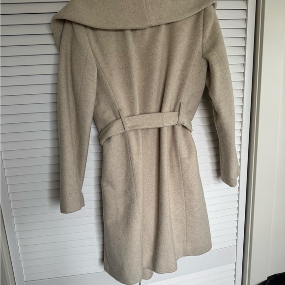 Ann Taylor Wool Shawl Collar Wrap Coat | Small - Picture 3 of 10